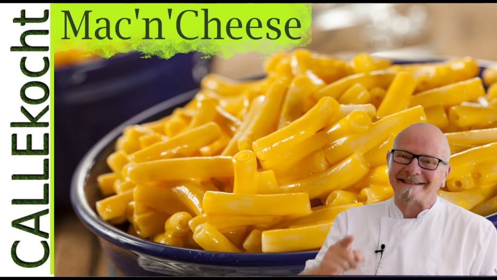 Mac'n'Cheese (Käse-Makkaroni) einfach selber machen. Schnelles Rezept