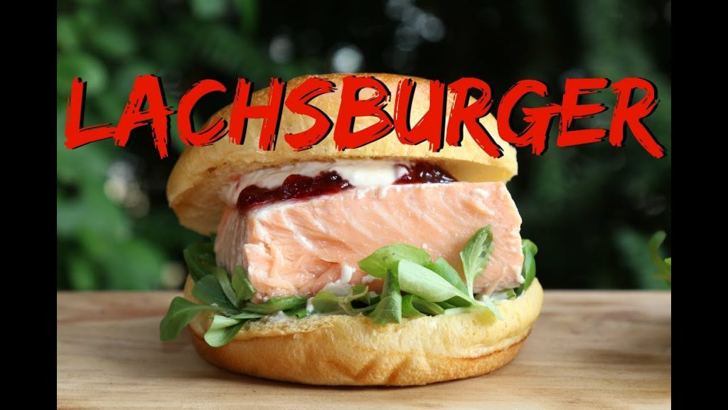 LACHSBURGER – Planked Salmon Burger