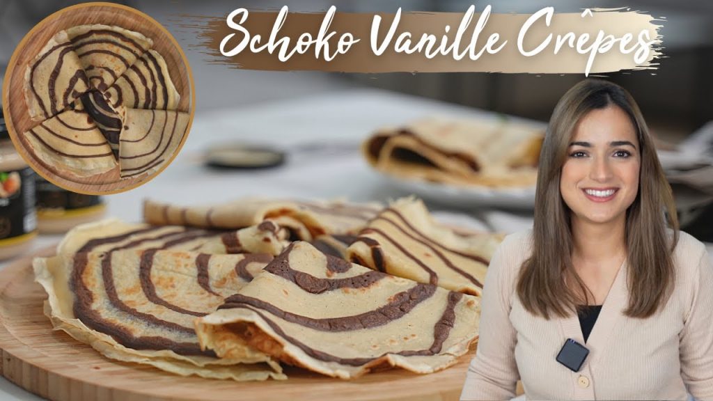 Crêpes Tourbillon – Schoko-Vanille-Crepes – ZEBRA Crepes auch perfekt für Kinder / Kikis Kitchen