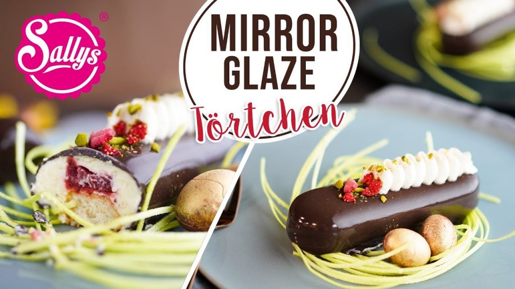 Mirror Glaze Törtchen // Törtchen mit Spiegelglasur / Sallys Welt