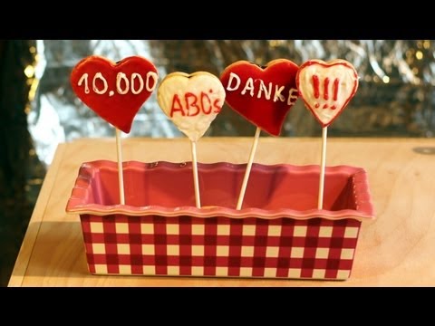 HERZ-LolliCookies und DANKE!! | valentine's Day
