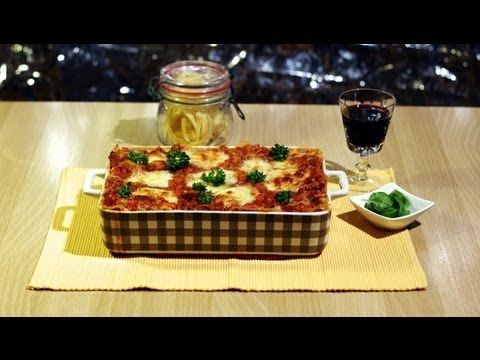 Vegetarische LINSEN-LASAGNE | "italienische Küche"