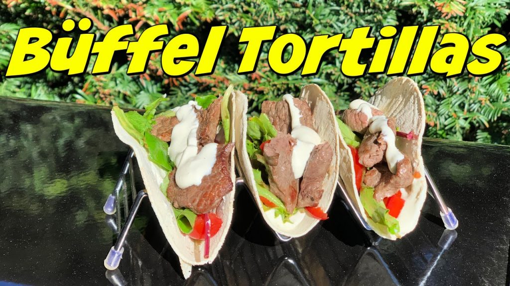 Büffel Tortillas – Leckeres Fingerfood vom Grill