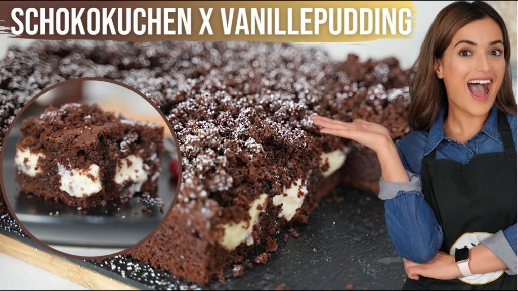 Schoko-Vanille-Traum / Saftiger Schokoladenkuchen mit Vanillefüllung