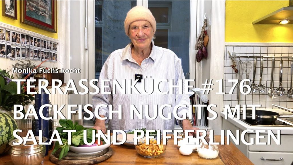 Backfisch Nuggits Salat und Pfifferlingen – Terrassenküche Nr. 176