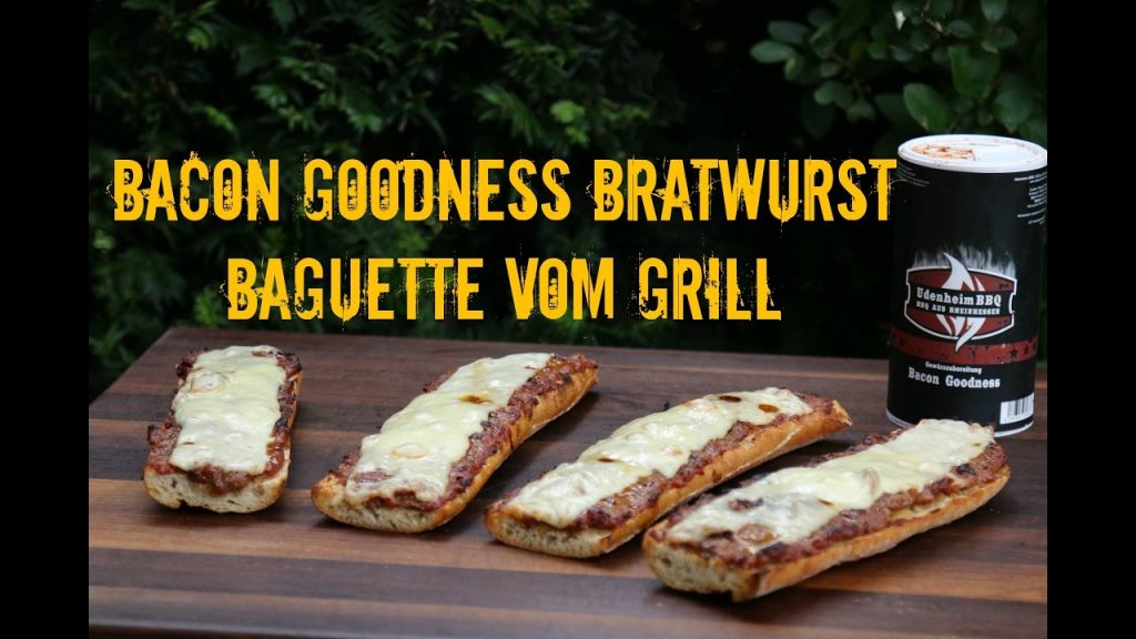 Bacon Goodness Bratwurst Baguettes – Fingerfood vom Grill