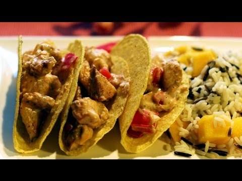 Hähnchen-TACOS mit MANGO-Reis | Texmex mexikanisch