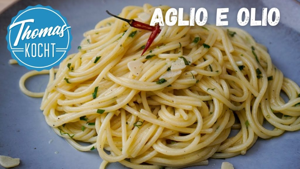 Spaghetti aglio e olio   schnelle pasta