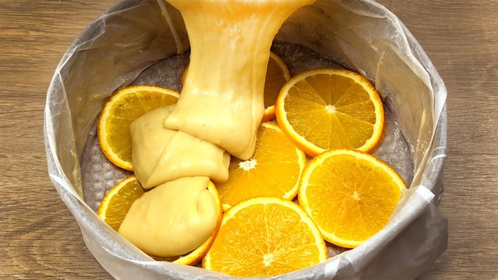 Hast du Orangen? Machen Sie einen Orangenkuchen! Kuchenrezept #41