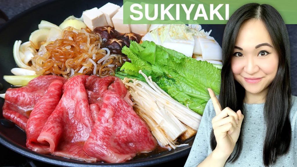 REZEPT: Sukiyaki | Japanischer Eintopf | Hot Pot | Fondue | Bestes Wagyu Rindfleisch