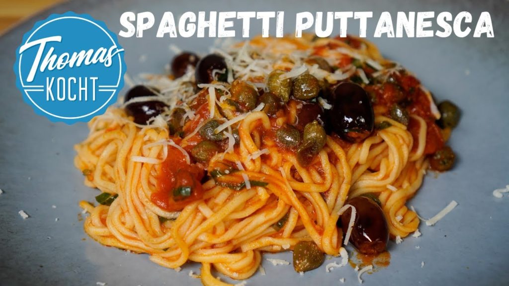 Spaghetti alla Puttanesca – mit selbstgemachten Spaghetti