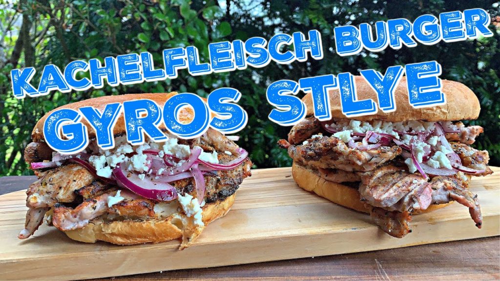 Griechischer Kachelfleisch Burger – in 5 Minuten fertig!