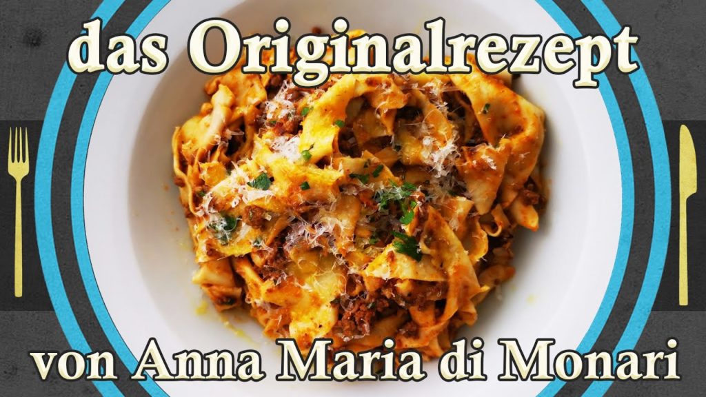 Bolognese – DAS ORIGINALREZEPT von Anna Maria di Monari