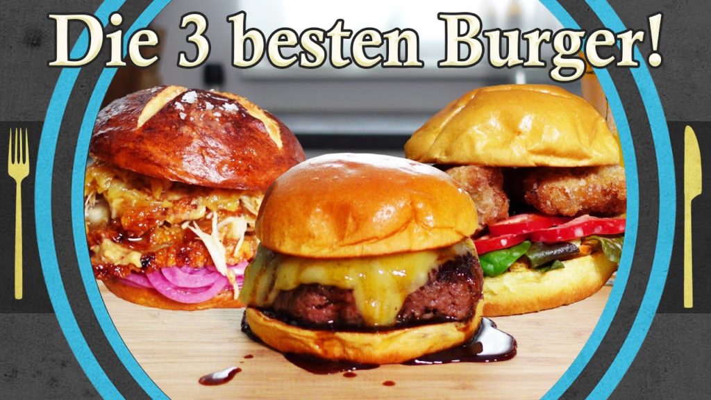 Die 3 BESTEN Burger Rezepte aus meinem Repertoire