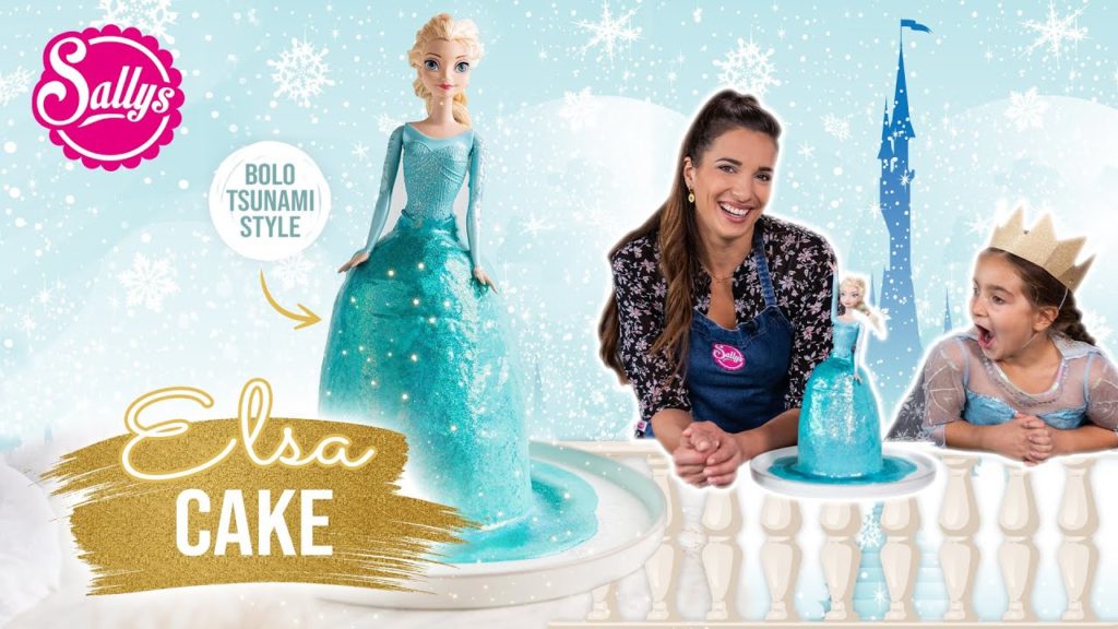 Elsa Frozen Torte / Bolo Tsunami Princess Cake / Sallys Welt