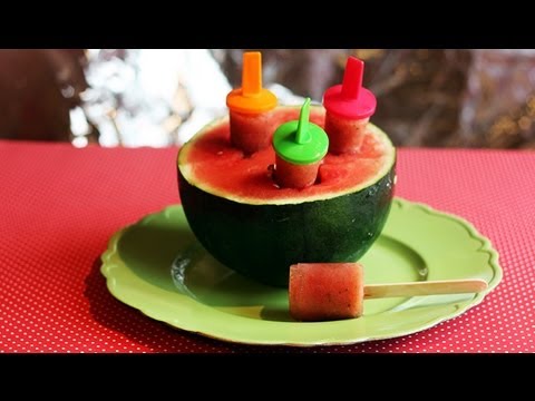 WASSERMELONEN-EISLOLLIS | Watermelon sorbet