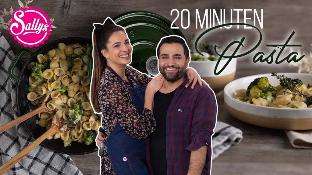 20 Minuten Pasta / Brokkoli-Schinken-Nudeln / Sally und Murat kochen