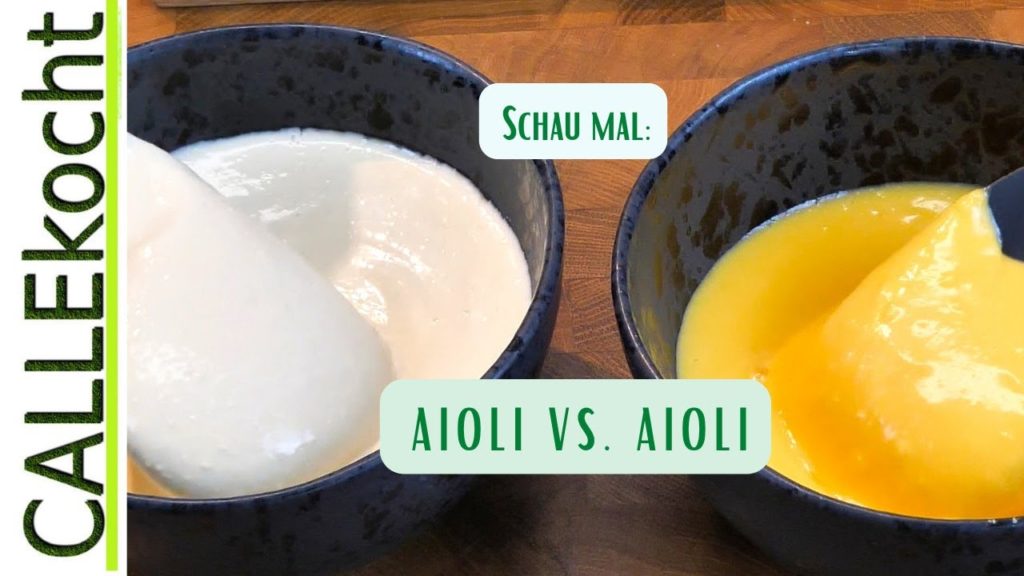 Aioli vs Aioli – Zweimal leckere Knoblauchcreme selber machen. Rezept