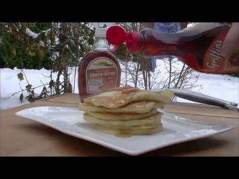 Buttermilch Pancakes vom Grill