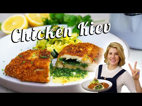 Chicken Kiev | so lecker gefülltes Kräuter-Schnitzel | Felicitas Then