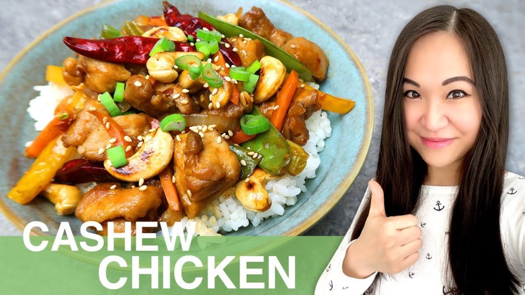 REZEPT: Thai Cashew Chicken | scharfes gebratenes Hühnerfleisch mit Gemüse | Thailändisch kochen
