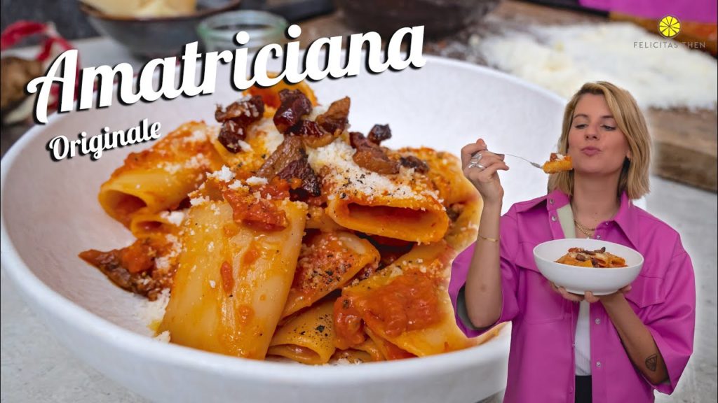 Amatriciana | Original italienisches Pasta-Rezept aus nur 3 Zutaten |Felicitas Then
