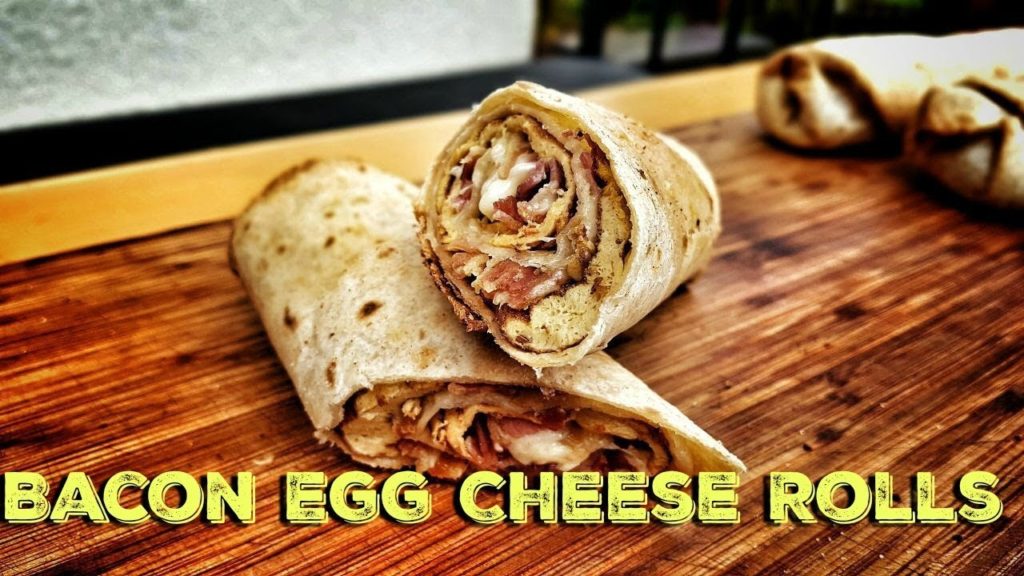 Bacon Egg Cheese Rolls – Frühstückswrap vom Grill