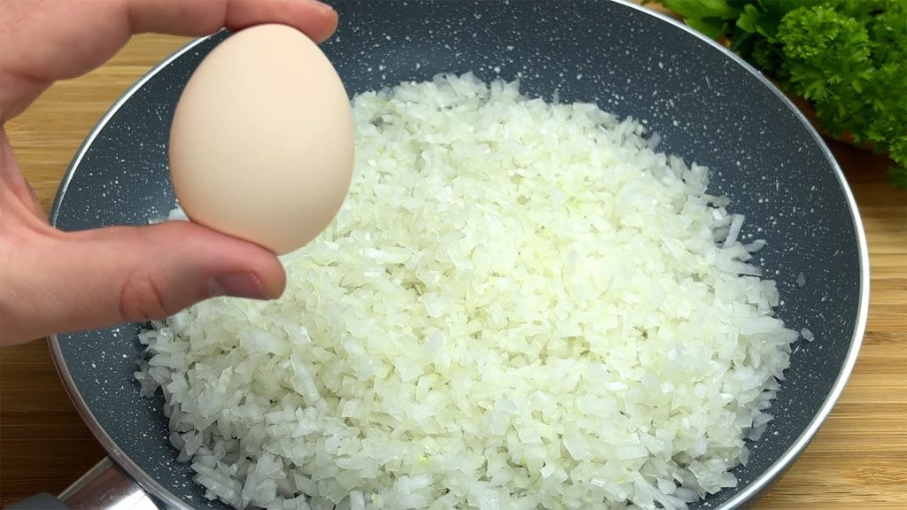 Achtung!💯 Das leckerste Ei Zwiebel Rezept!! Sie werden dieses einfache Rezept lieben!