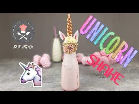 Unicorn Milkshake | Einhorn Milchshake | Einhörner | Erdbeershake | Kikis Kitchen