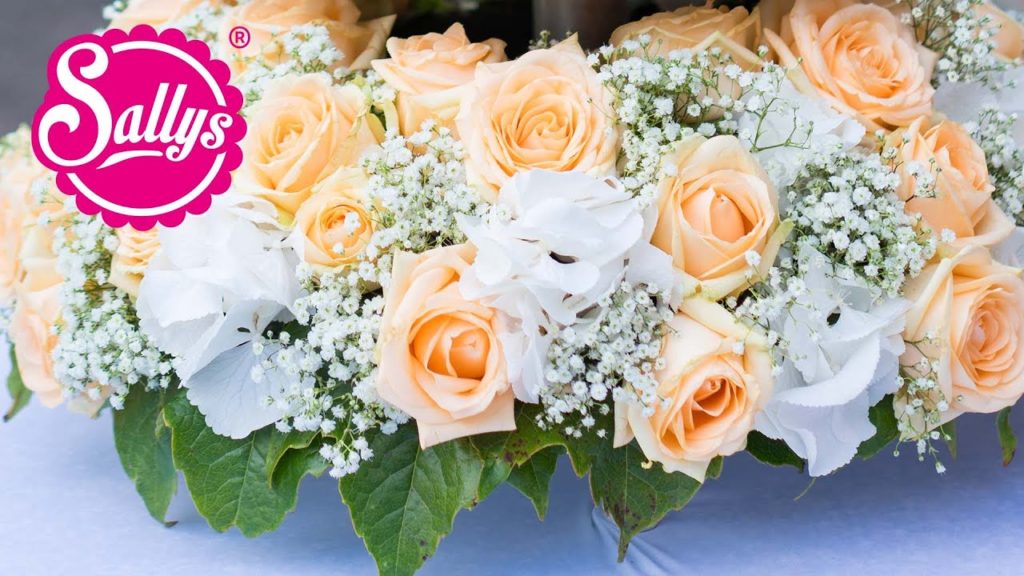 DIY – Blumengesteck / Blumenkranz für die Hochzeit meiner besten Freundin / Sallys Welt