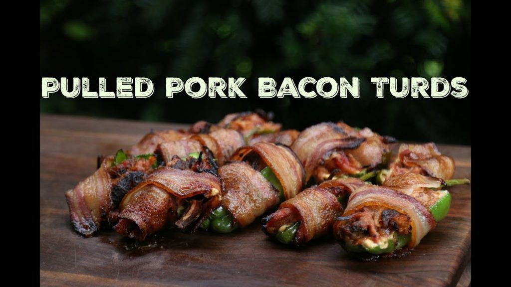 Pulled Pork Bacon Turds
