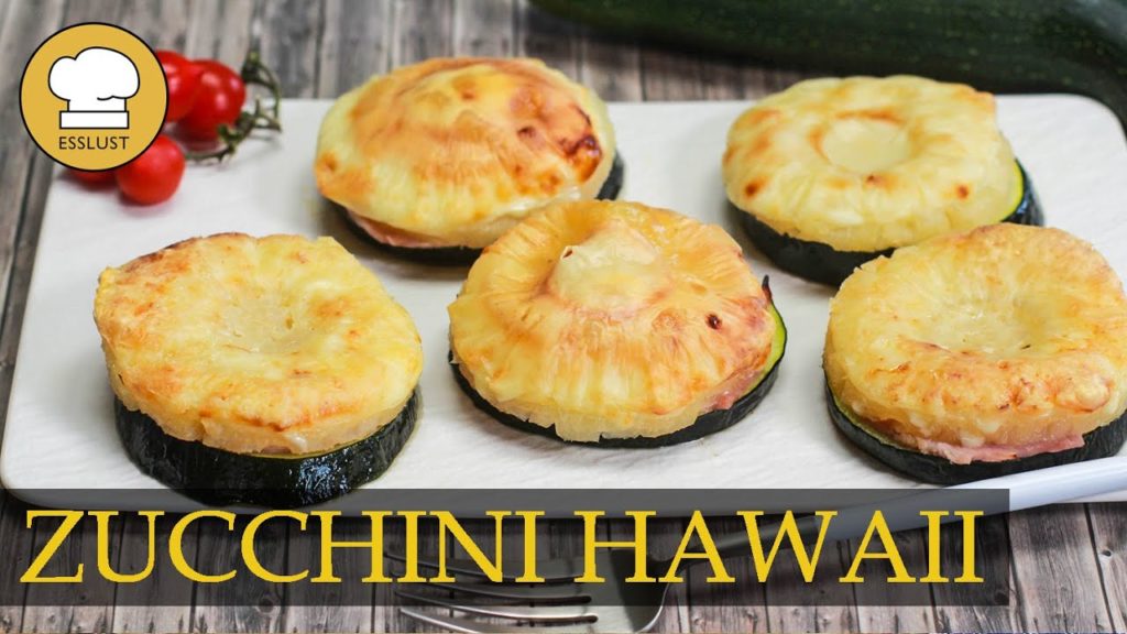 ZUCCHINI HAWAII – low carb Fingerfood