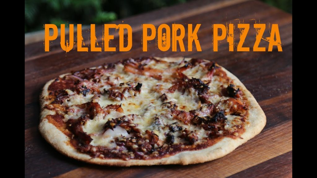 Pulled Pork Pizza vom Grill