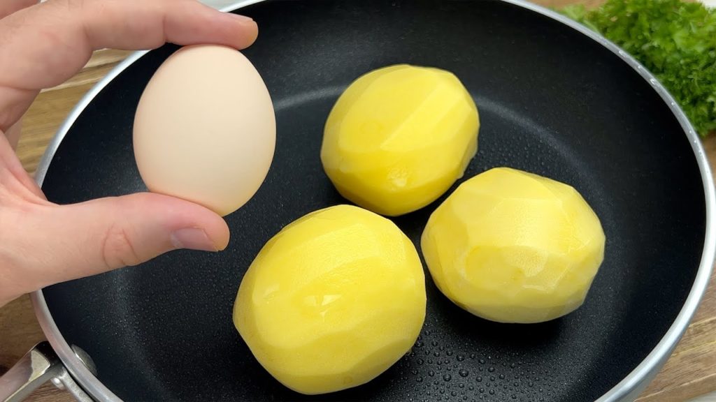 Nimm einfach eine Kartoffel und Eier, um dieses super leckere Kartoffelgericht zuzubereiten. # 161