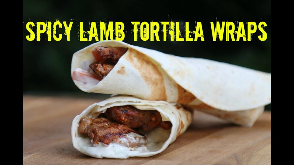 Spicy Lamb Tortilla Wraps