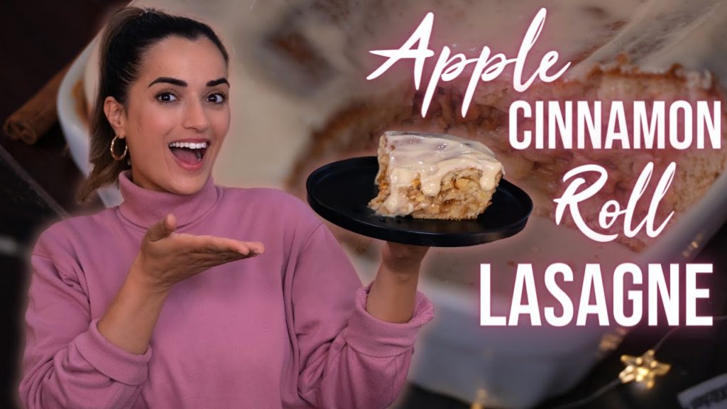 die leckerste Apple Cinnamon Roll Lasagna mit 3 Schichten 😍 I Kikis Kitchen