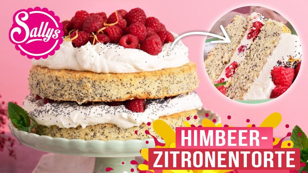 Himbeer-Zitronentorte/ sommerlicher naked cake / Sallys Welt