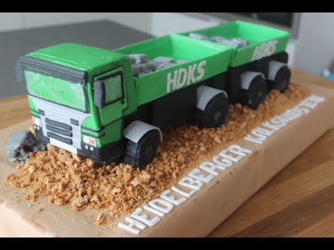 3 D LKW Torte / Truck Cake / Schritt für Schritt Anleitung / Sallys Welt