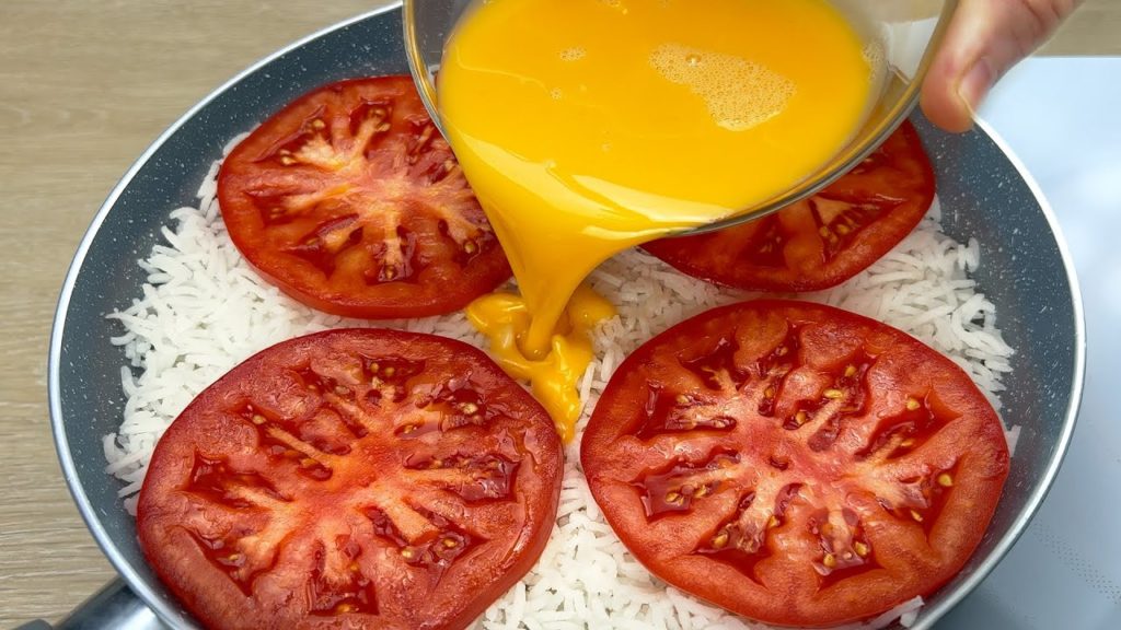 Wenn Sie Reis, Eier und Tomaten zu Hause haben😋2 Rezepte❗schnell, einfach und lecker # 172