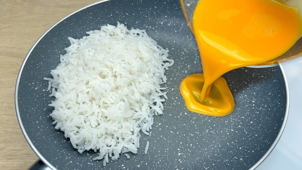 Fügen Sie einfach Eier zu Reis hinzu! 2 einfache und köstliche Rezepte! Grüne Bohnen und Reis # 174