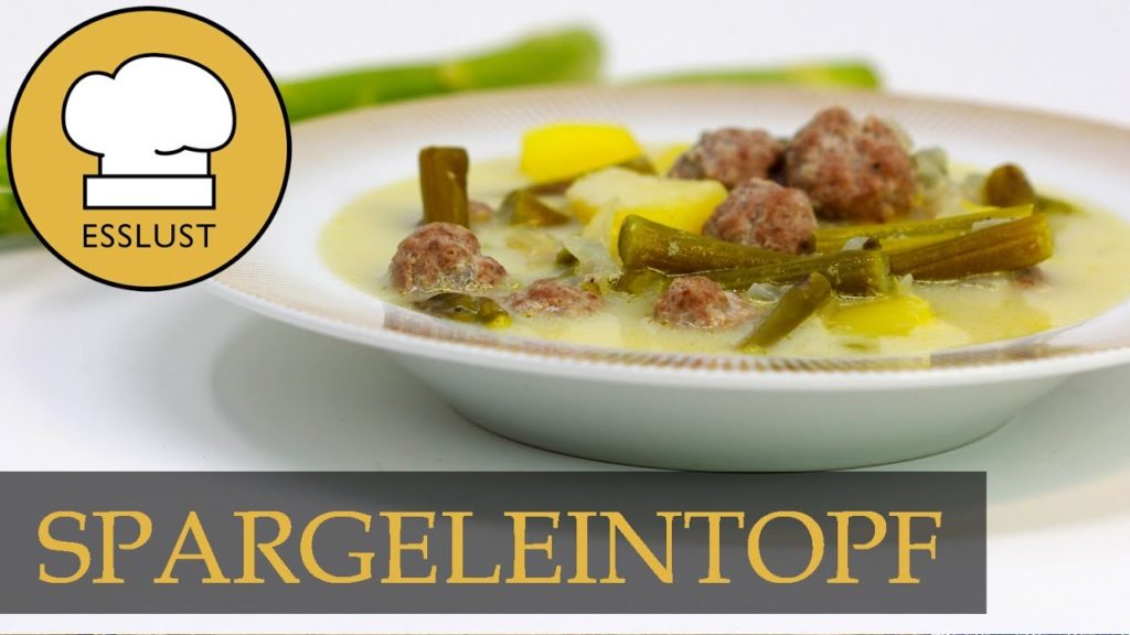 SPARGELEINTOPF mit Fleischklößchen – One Pot Spargel Rezept