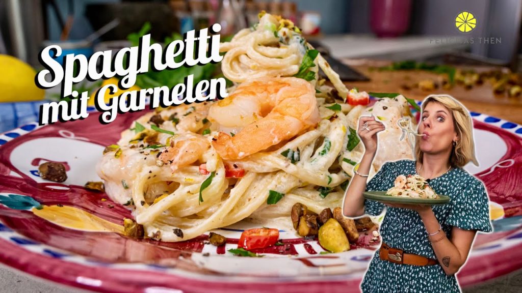 Spaghetti mit Garnelen und Zitrone | in nur 15 Minuten | Felicitas Then