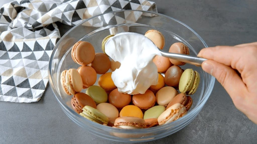 Seit ich dieses Rezept kenne, habe ich immer Macarons im Haus! 2 genial einfache Torten