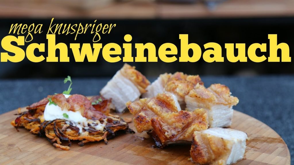 mega knuspriger Schweinebauch – crispy golden Pork Belly – 脆皮烧肉