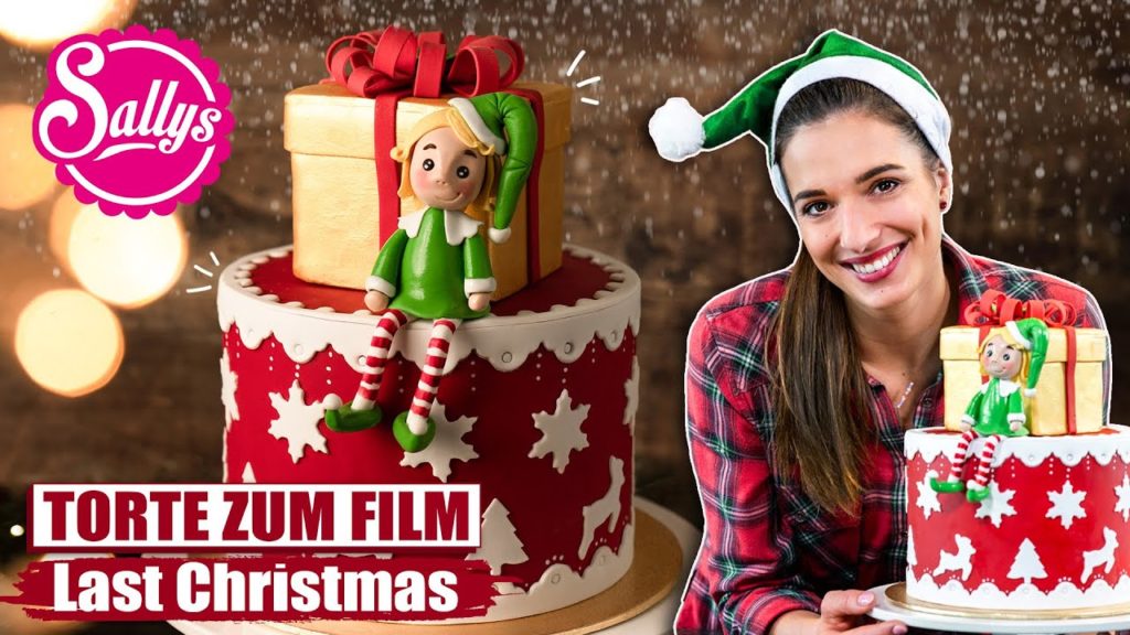 Last Christmas Film Torte / XMAS Cake/ Weihnachts Fondant Elf/ christmas cake  / Sallys Welt