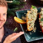 Vegetarisches Weihnachtsessen: Gefüllte Spitzpaprika