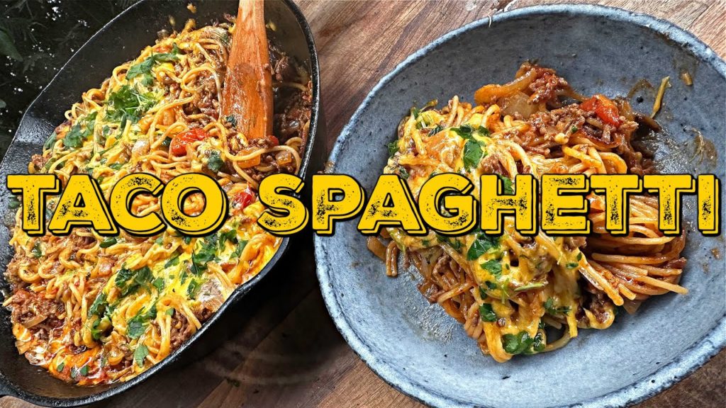 TACO SPAGHETTI – Alles Gute aus einer Pfanne – One Pot Taco Spaghetti