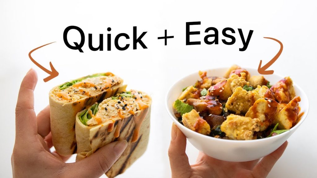 Quick Meals for when you’re too busy to cook (pretty healthy, vegan)