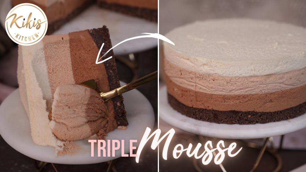Triple Mousse au Chocolat Torte ohne rohes Ei 😍 unglaublich zarte Moussetorte