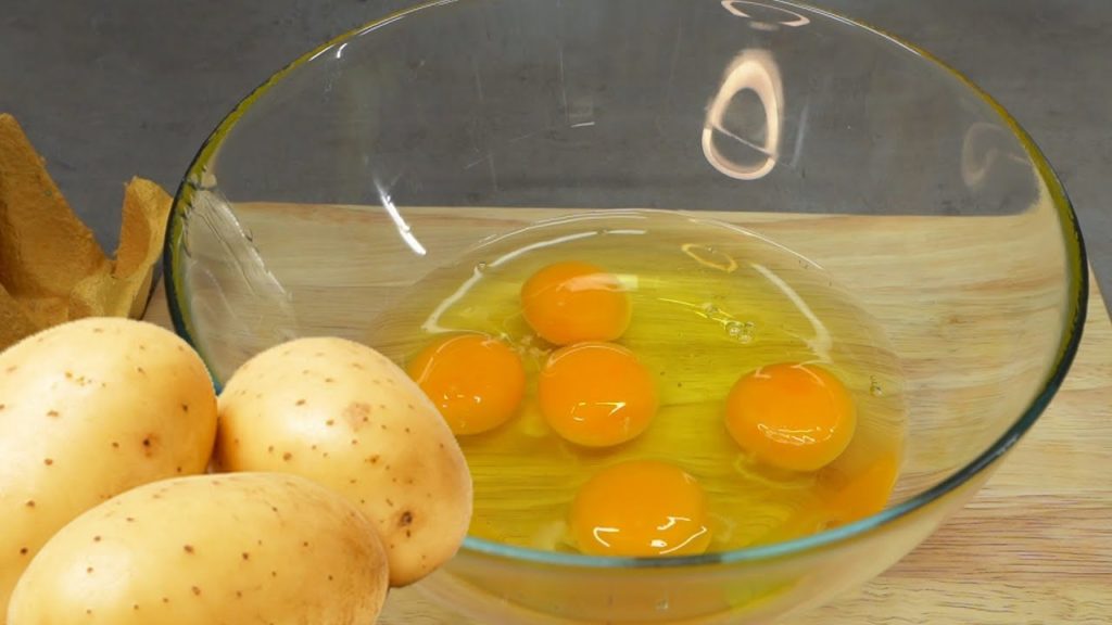 Nur Kartoffeln und Eier /  Spanisches Omelett / Einfach und unrealistisch lecker!